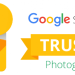insignia fotógrafo de confianza de Google